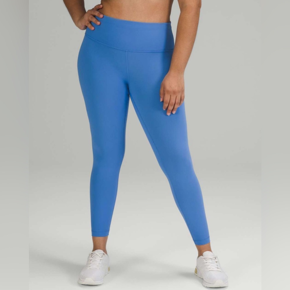 NWOT Lululemon Wunder Train High-Rise Tight 25" Blue Nile - Picture 4 of 11